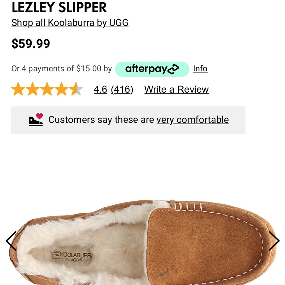 UGG LEZLEY SLIPPER